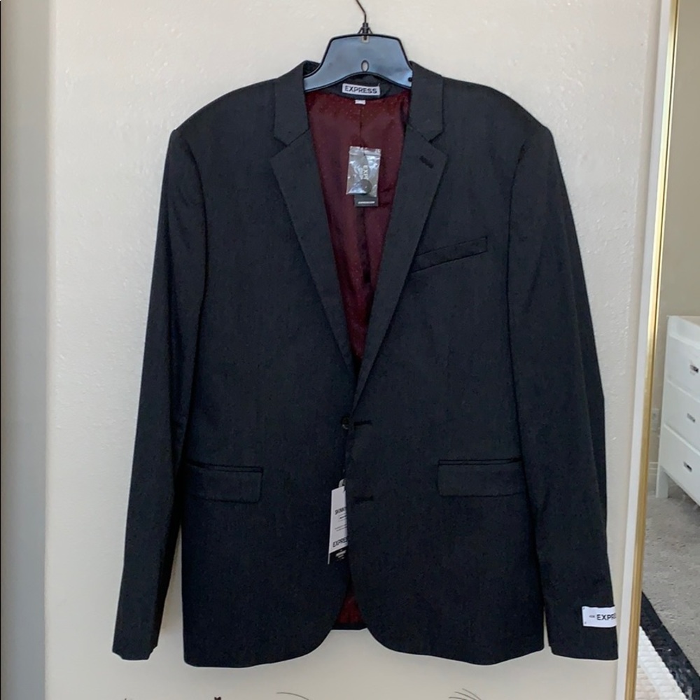 NWT express men 42R/42R skinny fit jacket